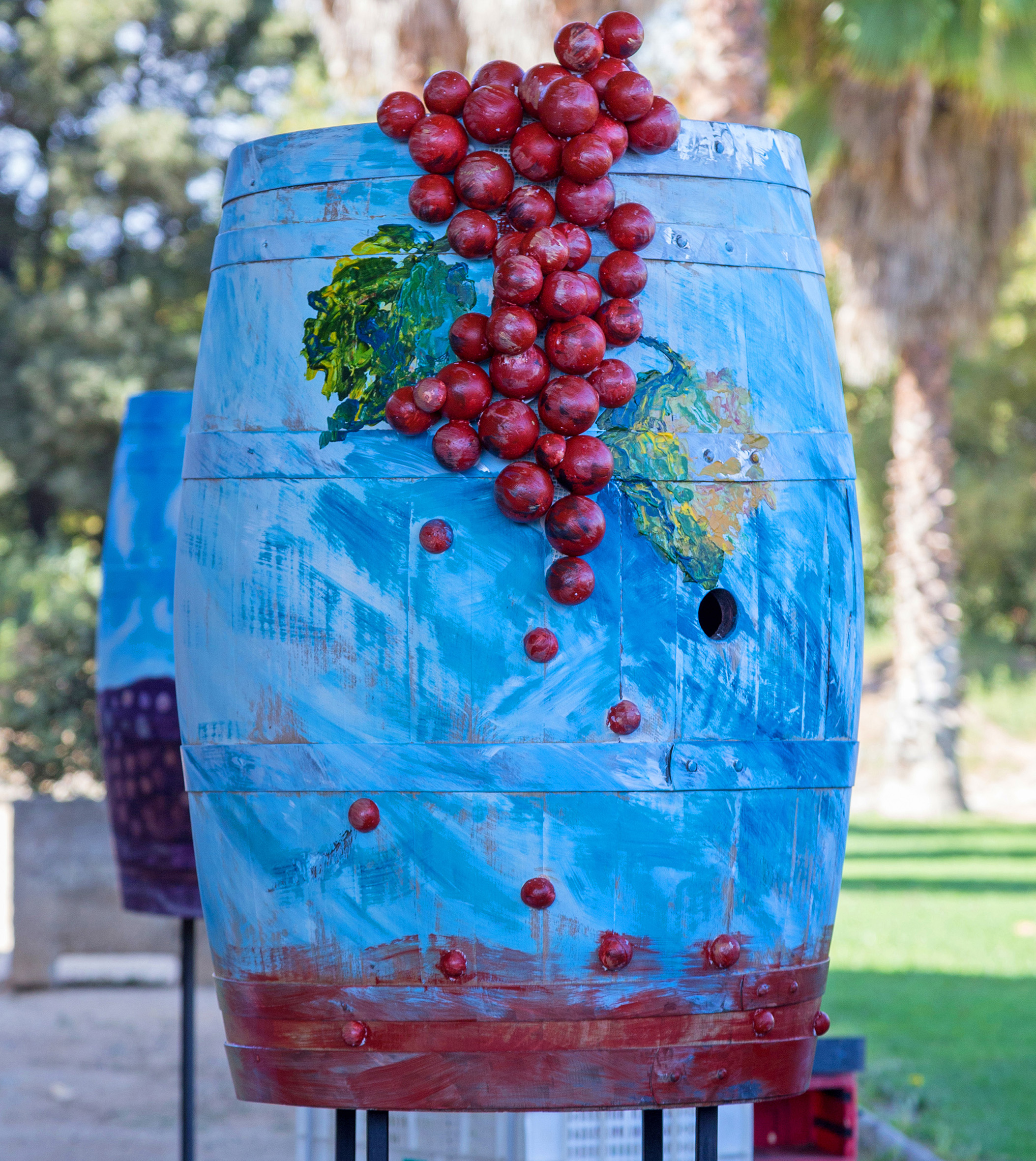 Viña Estampa desde 2013 recicla sus propias barricas en este tradicional encuentro artístico único en Colchagua.